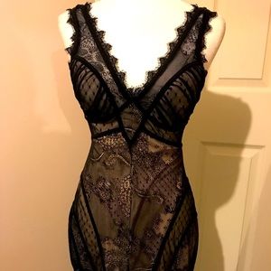 Black Bebe Dress with Lining